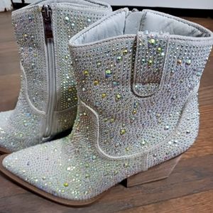 Rhinestone boots